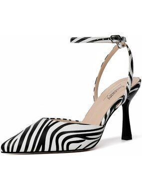 Chic Closed Pointed Toe Strappy Stiletto Heels - Elegant Dressy Pumps for Women